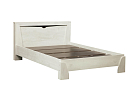 Кровать 33.07 Лючия с настилом (900) Бетон пайн белый/венге