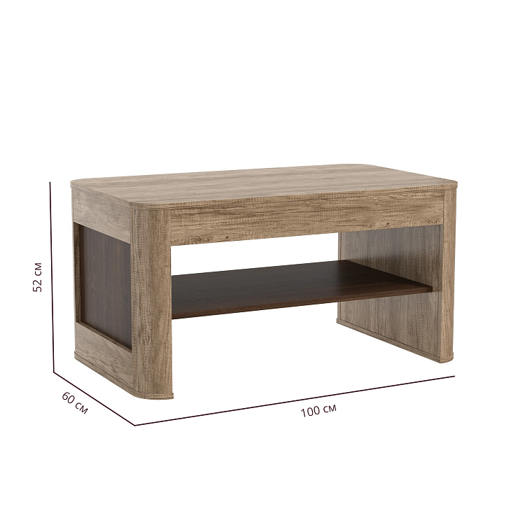 Журнальный стол 34.20 Фантазия Дуб каньон/дуб кальяри