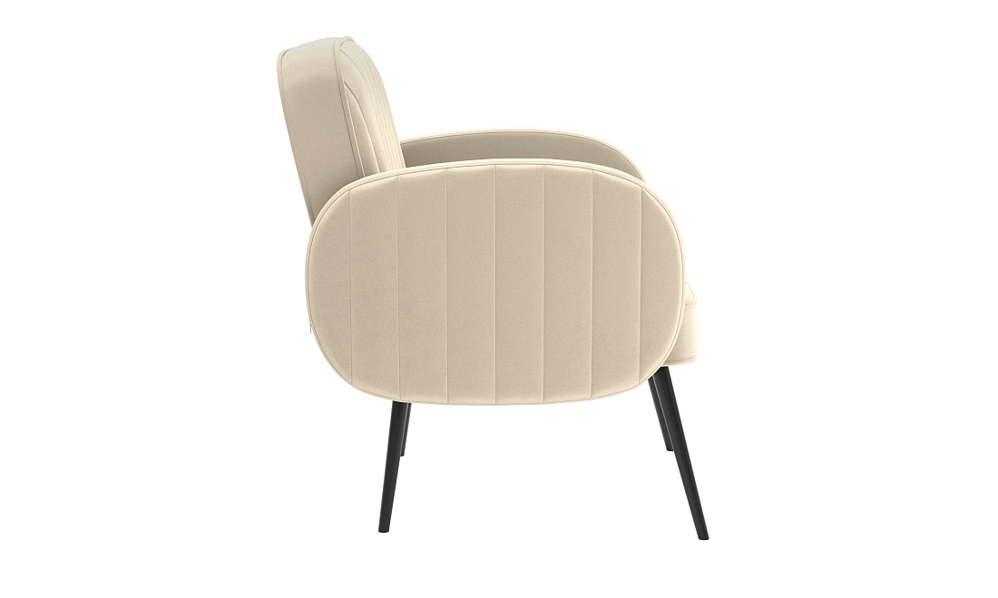 Флеминг Ф / Кресло велюр fresh крем