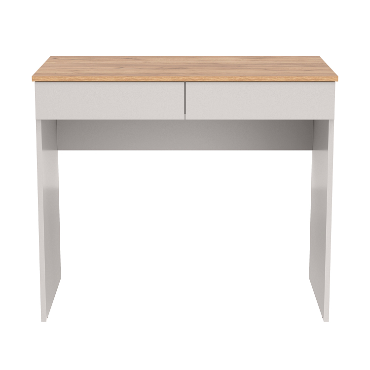 Стол письменный 89.13 Прайм (с ящиками) кашемир/дуб золотой/ДВПО серый камень